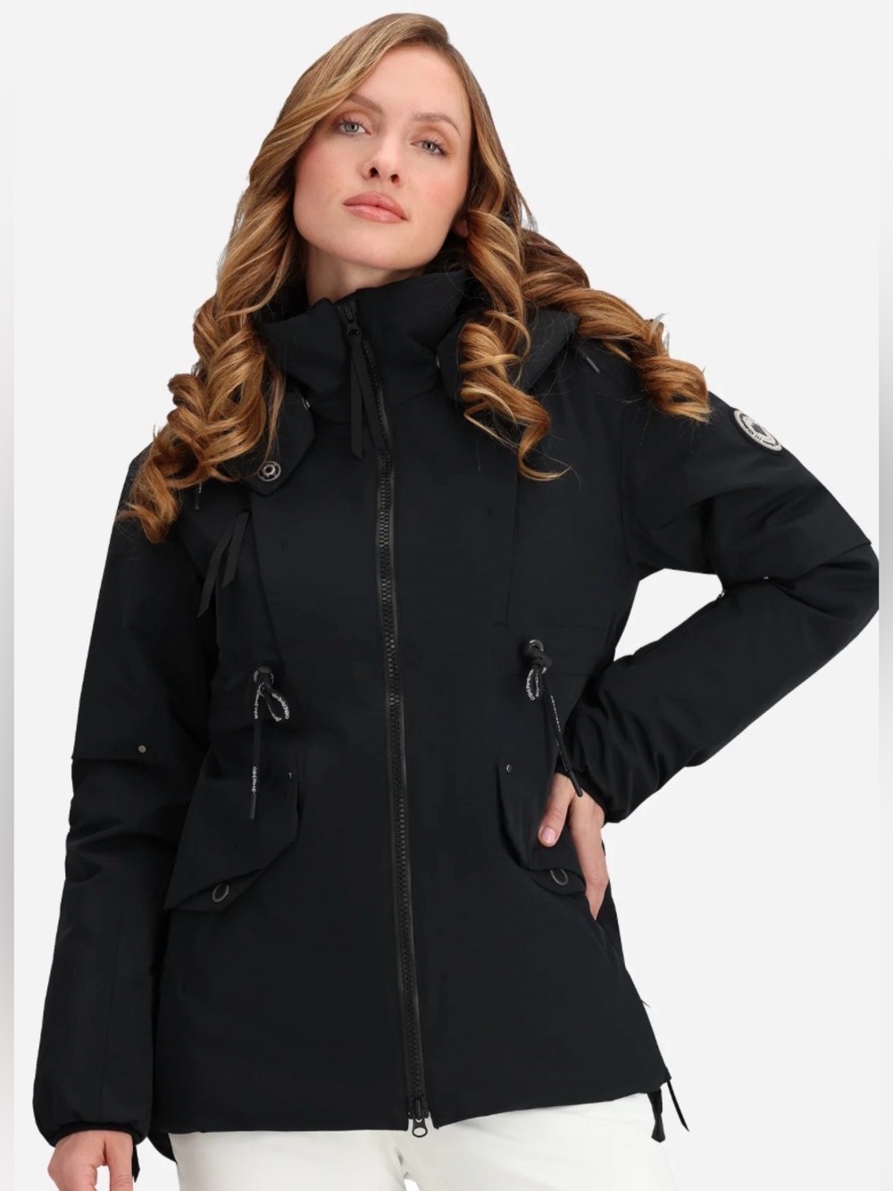 Obermeyer Meribel Down Jacket Black Size 6 NWT Ski Coat